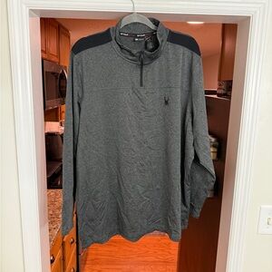 Spyder Gray Grey Pullover Jacket Sweater Size XXL Men’s
